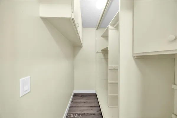 a view of hallway with stairs
