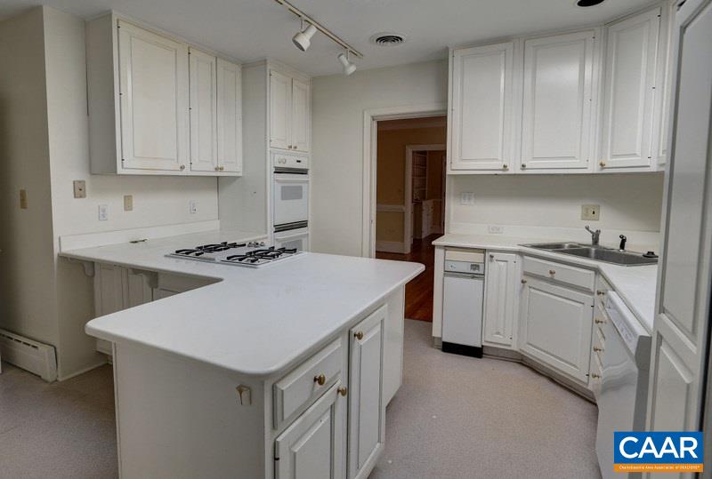1215 Rugby Road Charlottesville, VA 22903 - Photo 8 of 20 a kitchen with granite countertop a sink cabinets and stainless steel appliances