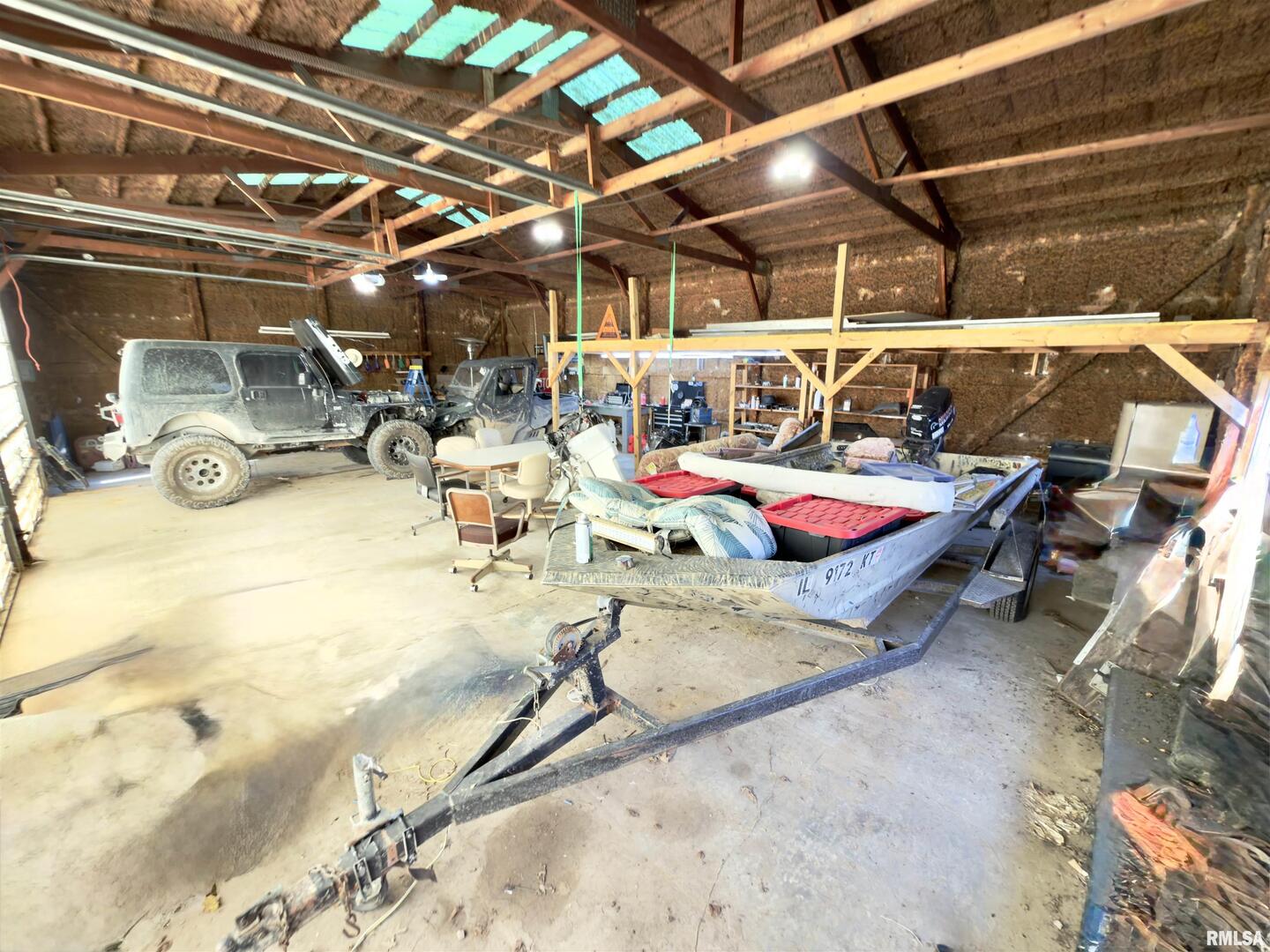 315 Hosselton Street Southwest Clay City, IL 62824 - Photo 62 of 70 a view of a garage with storage