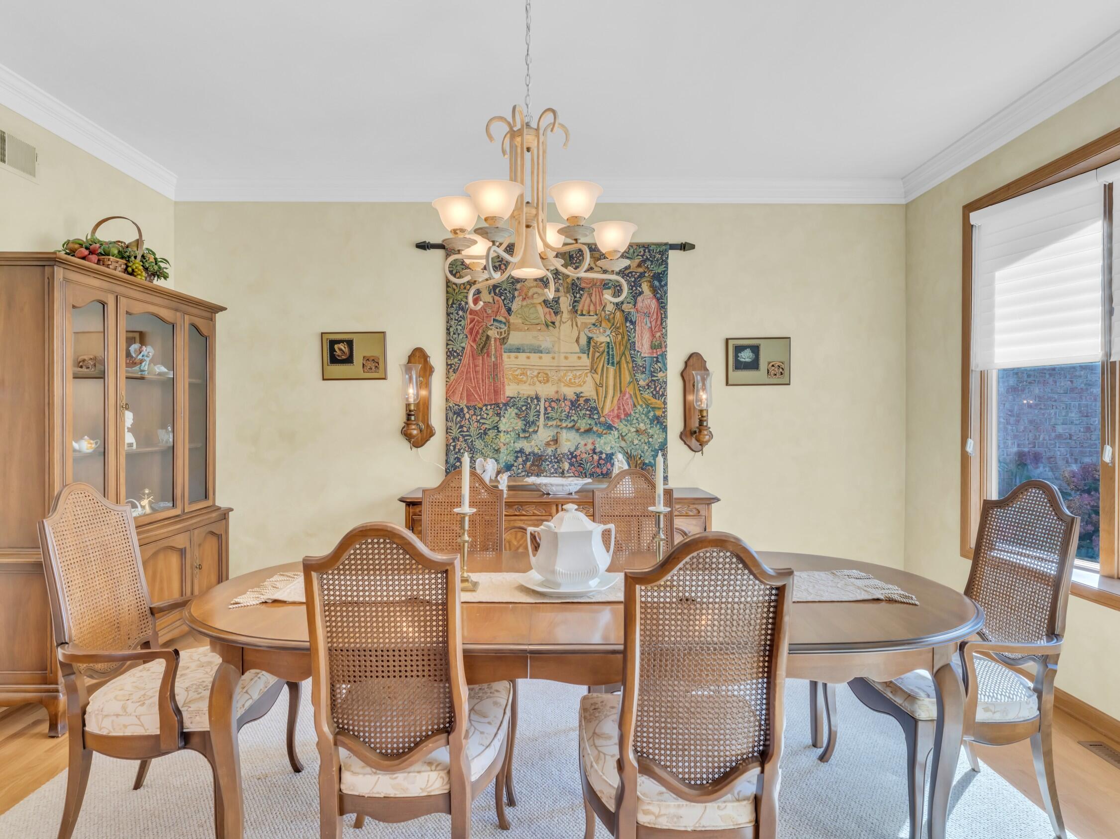 4 Lake Pointe Circle Wind Point, WI 53402 - Photo 12 of 60 Formal Dining with Crown Molding