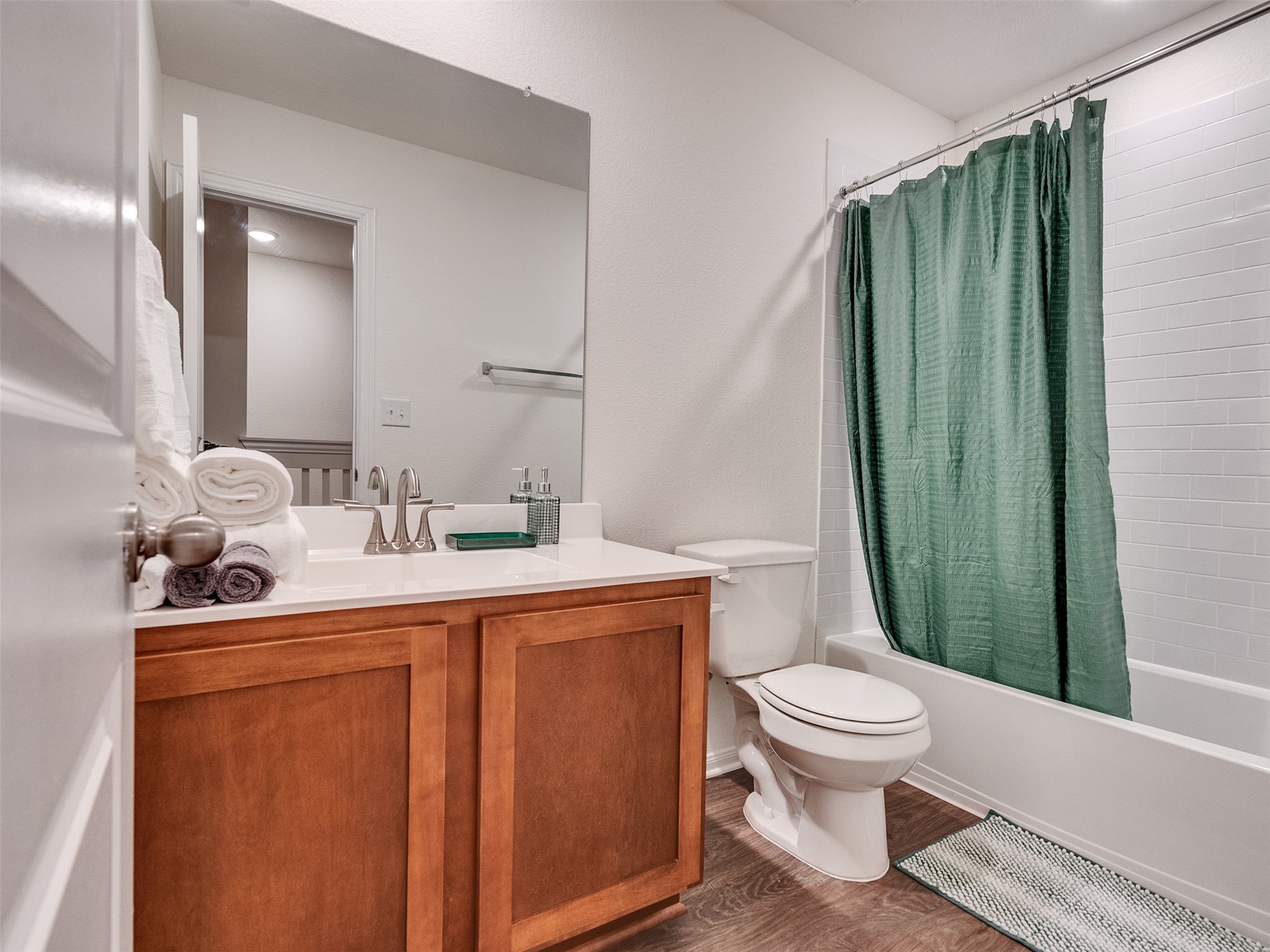 403 Magnolia Lane Richwood, TX 77531 - Photo 16 of 21 a bathroom with a sink toilet and shower