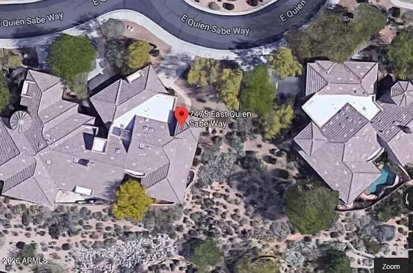 a bird view of a house