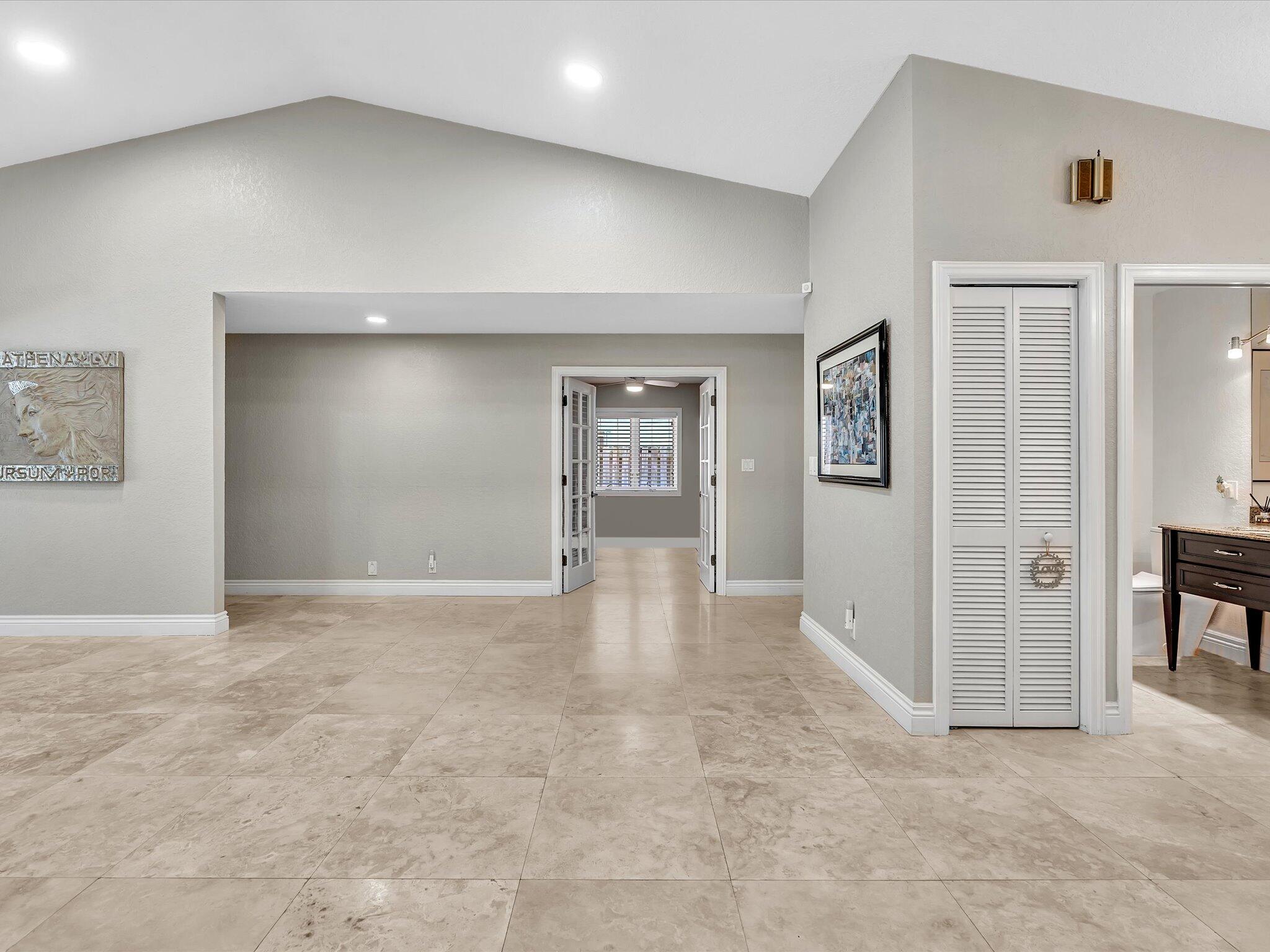 1598 Southwest 5th Avenue Boca Raton, FL 33432 - Photo 11 of 42 LR/DR VIEW INTO BEDROOM HALL