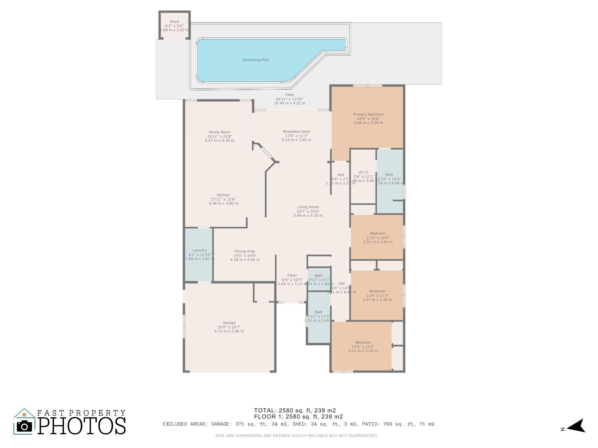 1598 Southwest 5th Avenue Boca Raton, FL 33432 - Photo 42 of 42 FLOOR PLAN