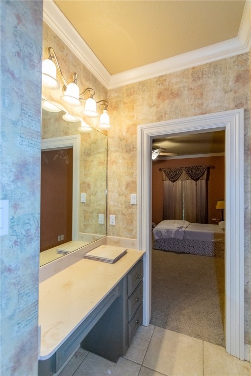 1921 Caroline Avenue Alice, TX 78332 - Photo 35 of 40 a bathroom with a granite countertop sink and bathtub