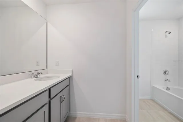 a bathroom with a sink and a bathtub