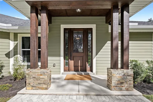 a front view of a house with outdoor