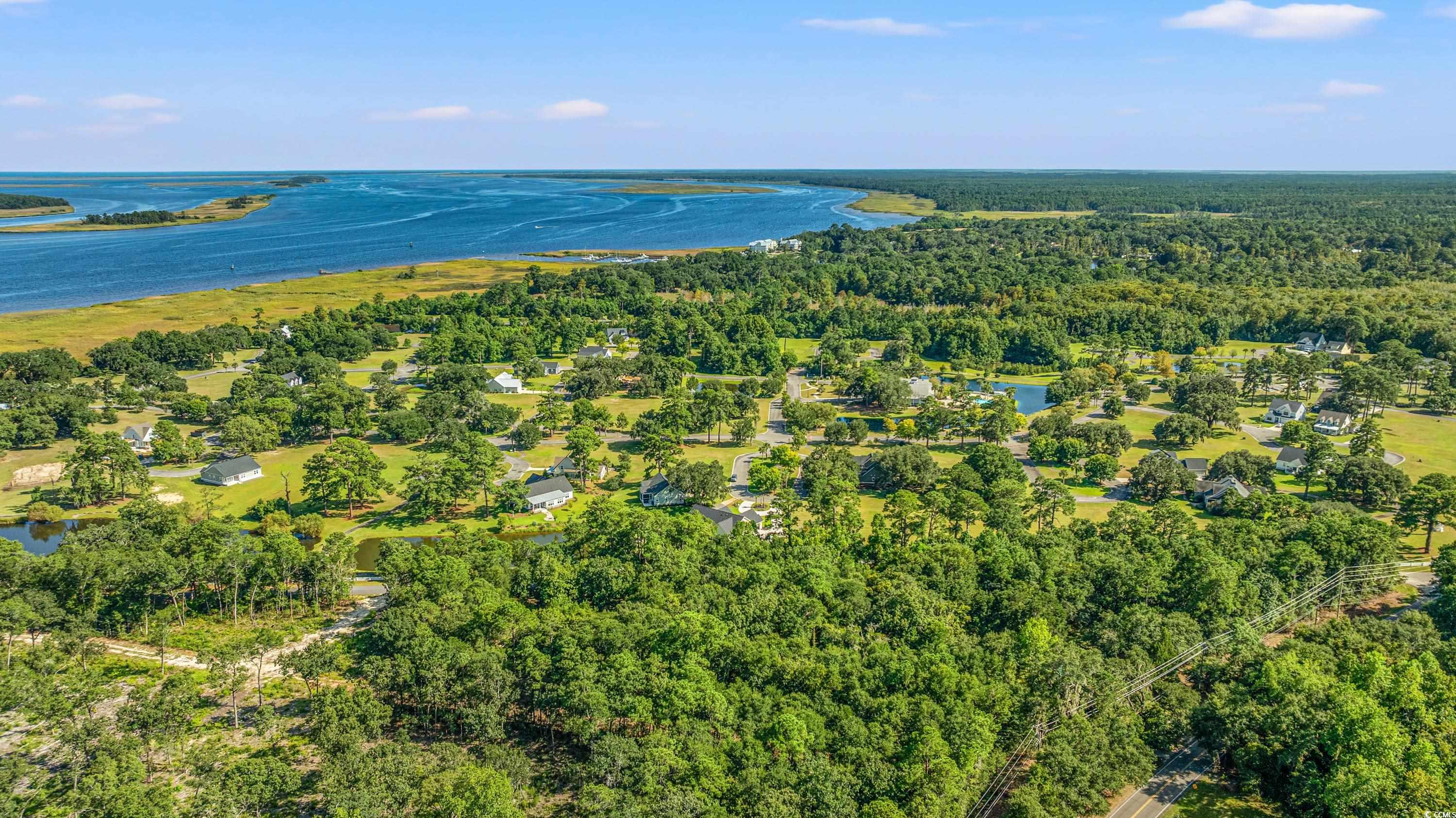 3592 South Island Road Georgetown, SC 29440 - Photo 17 of 24 Birds eye view of property with a water view and a