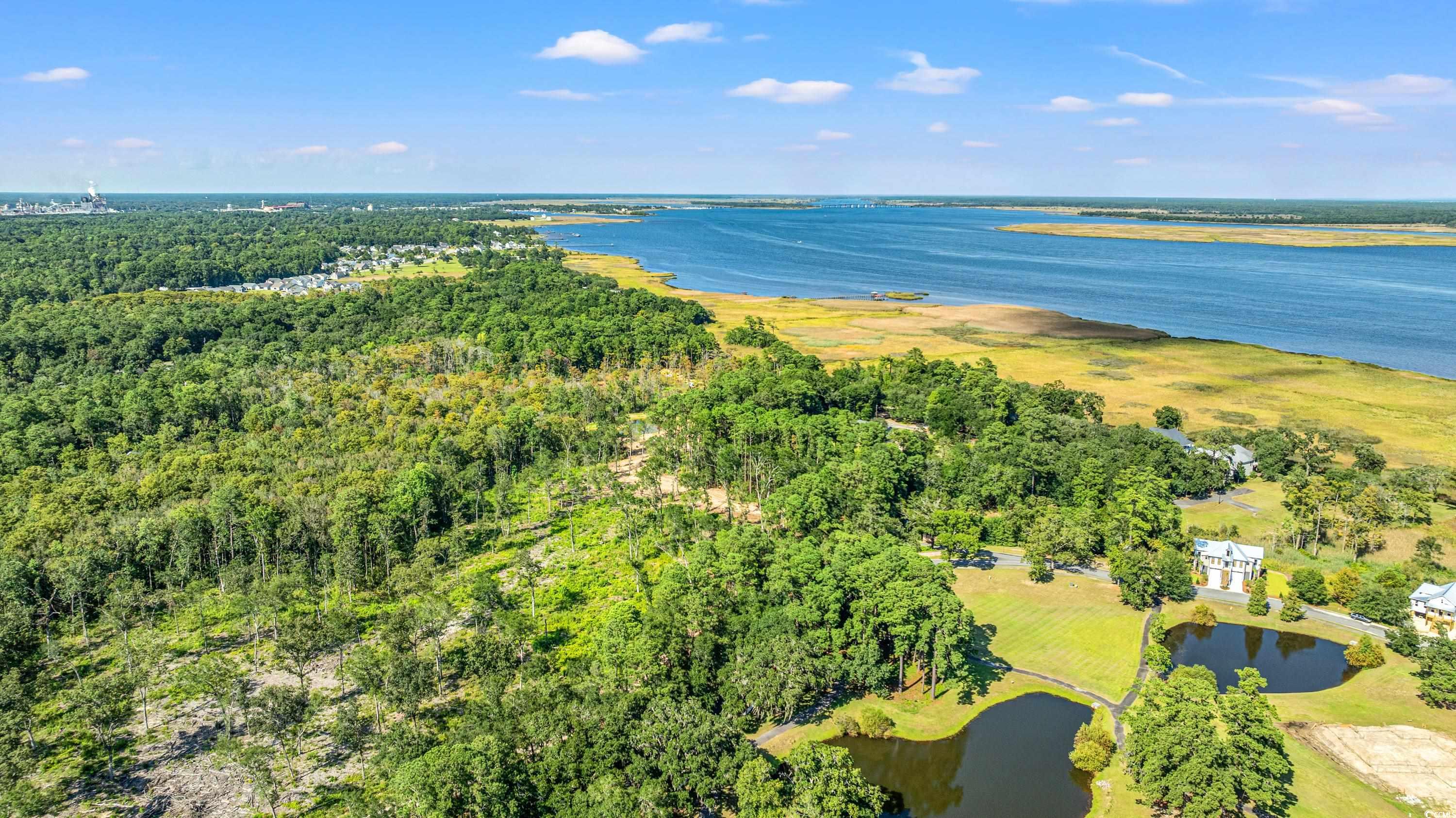 3592 South Island Road Georgetown, SC 29440 - Photo 22 of 24 Drone / aerial view featuring a water view