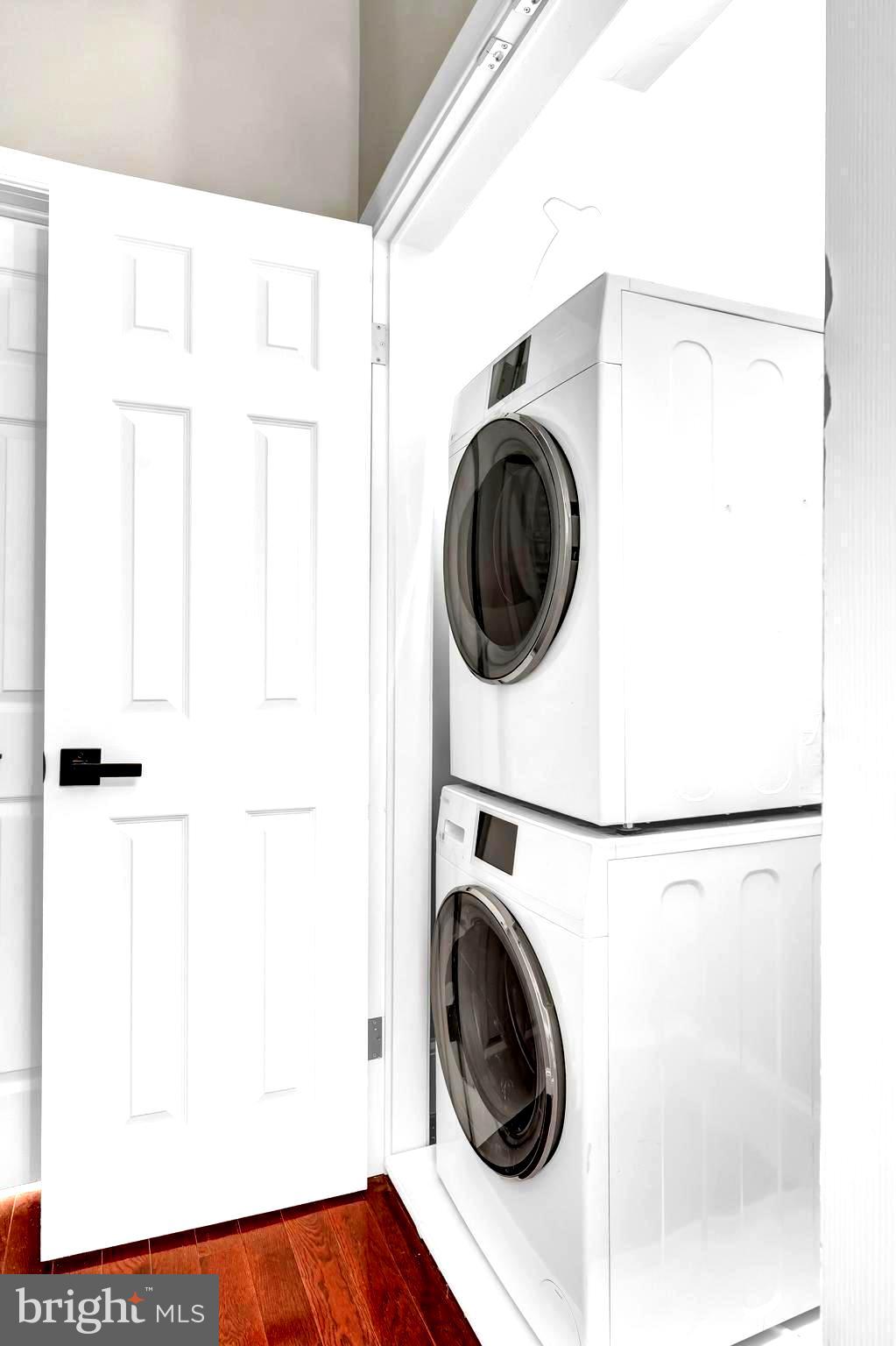 1314 Emerald Street Northeast Washington, DC 20002 - Photo 51 of 65 Upper Level Stackable Washer Dryer