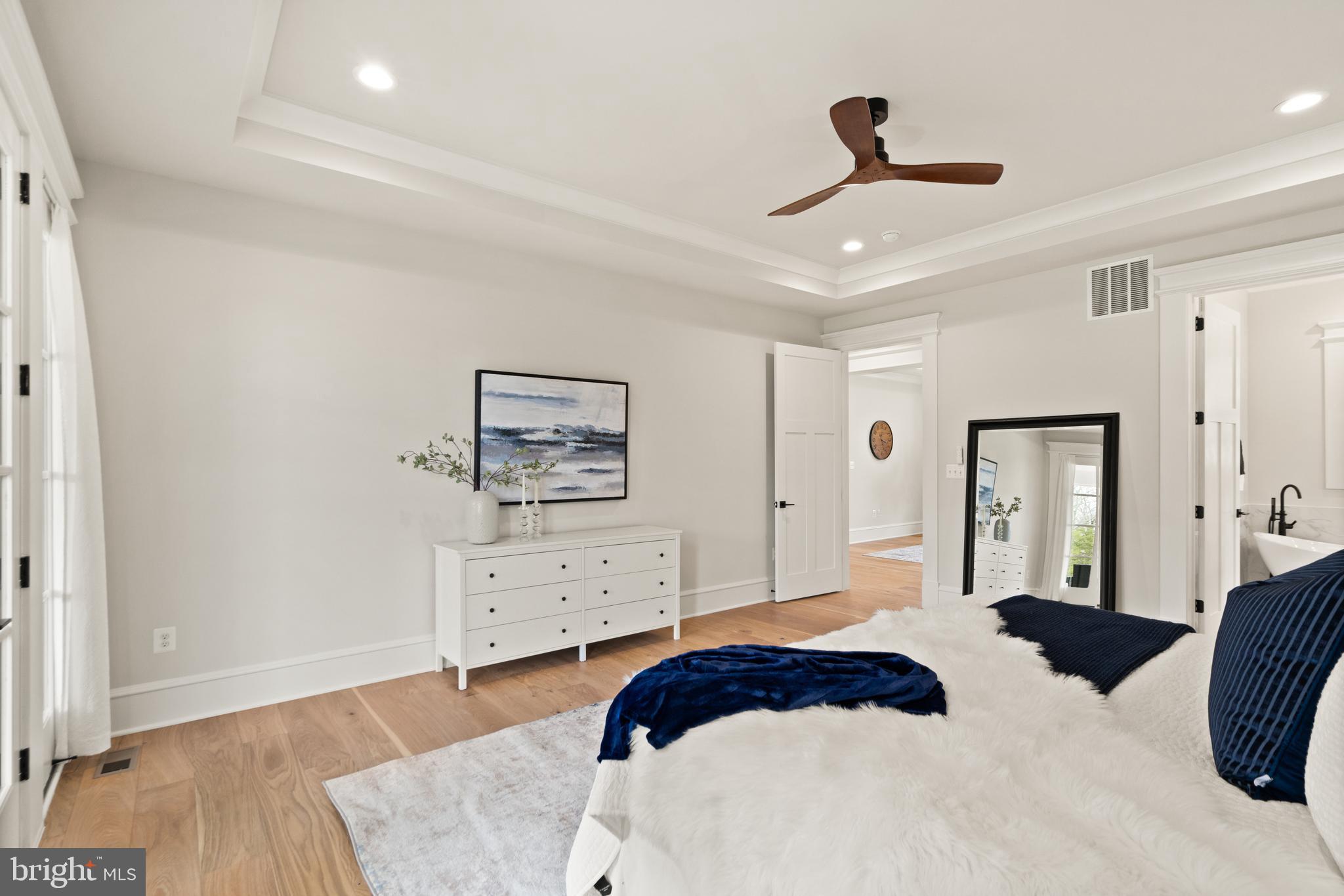 0 Greenwich Road Nokesville, VA 20181 - Photo 36 of 92 a bedroom with a bed and a chandelier