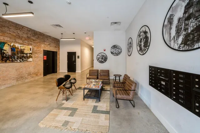 a car parked in front of a building