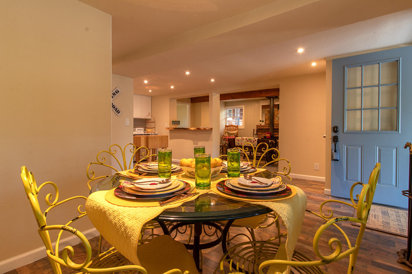 53475 Tollgate Road Idyllwild, CA 92549 - Photo 2 of 46 a view of a dining room with furniture