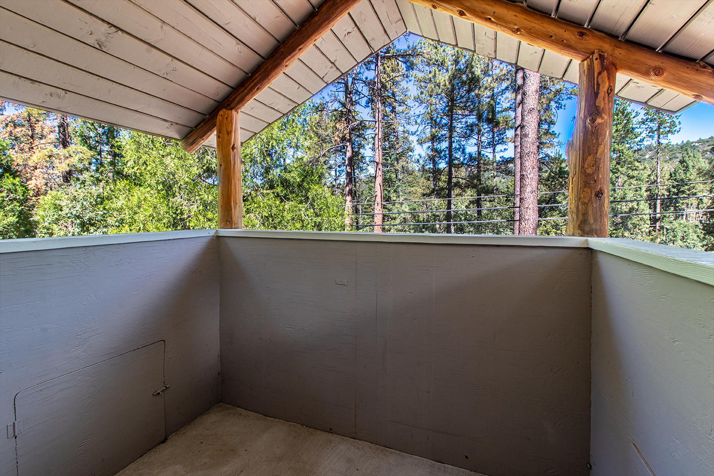 53475 Tollgate Road Idyllwild, CA 92549 - Photo 35 of 46 a view of a balcony with an outdoor space