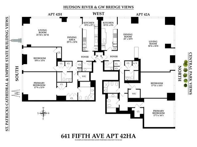 $3,250,000 | 641 5th Avenue, Unit 42H | Midtown East