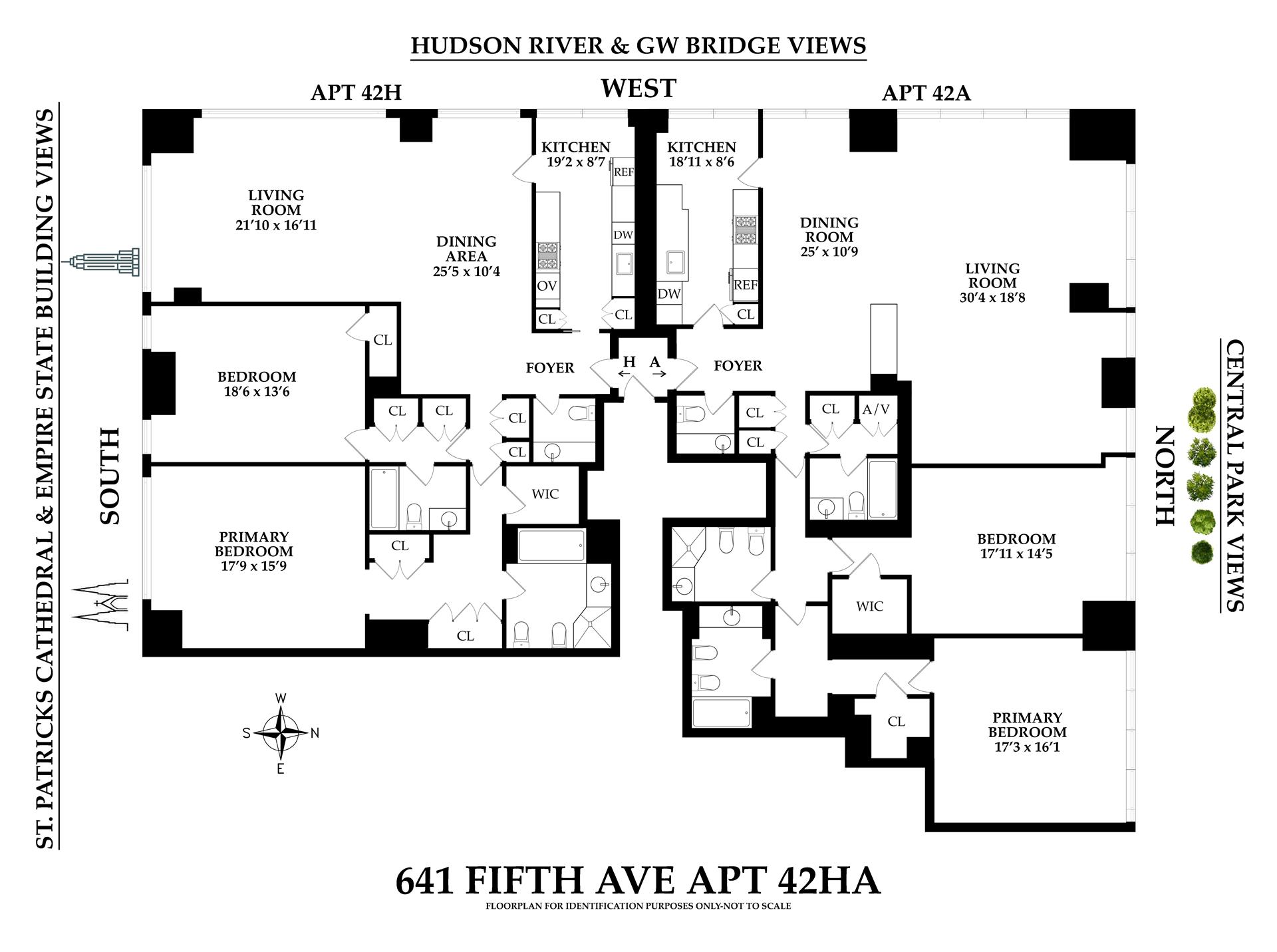 641 5th Avenue, Unit 42H Manhattan, NY 10022 - Photo 16 of 16 a picture of a bathroom with a sink