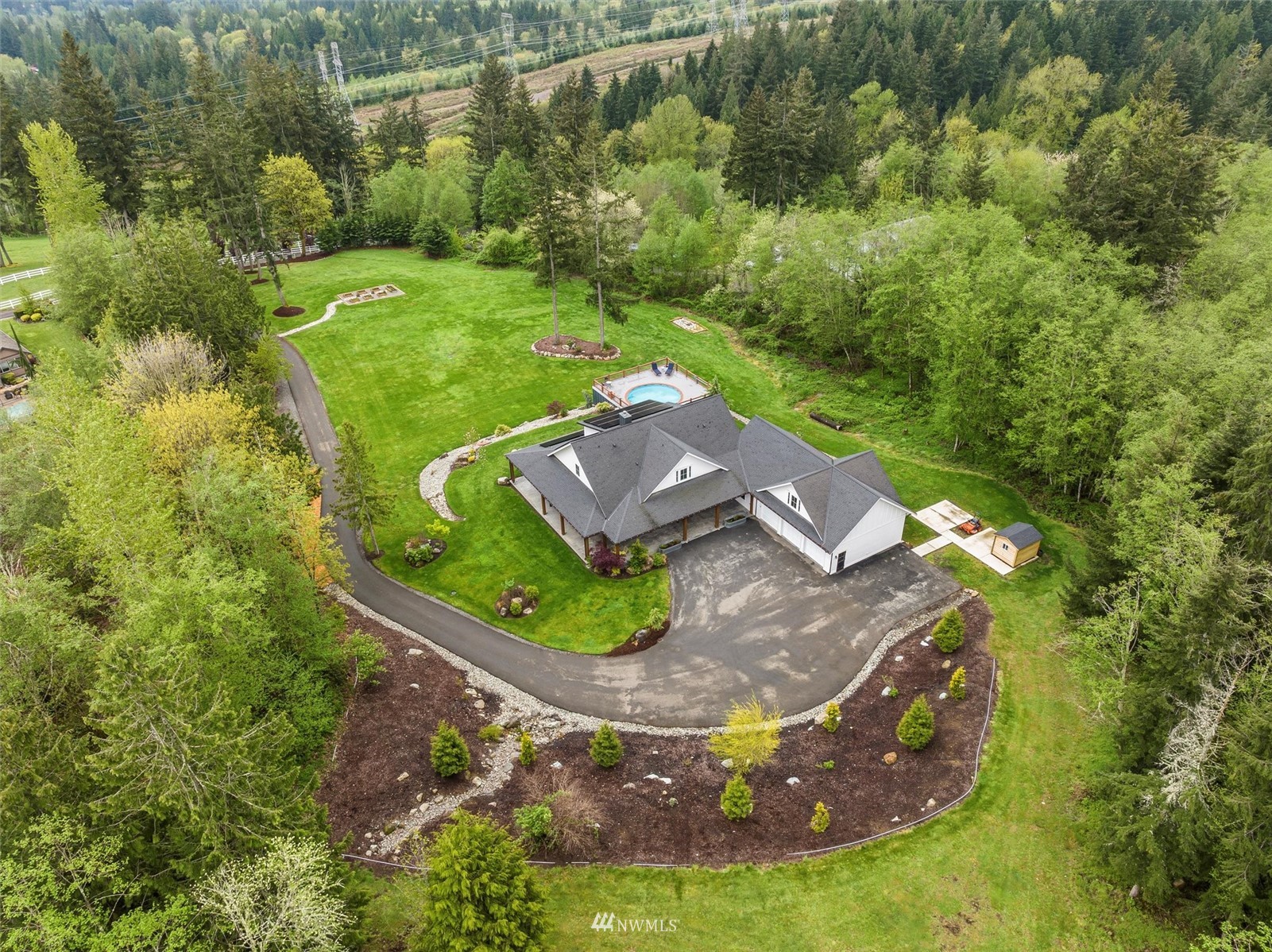 8209 Spada Road Snohomish, WA 98290 - Photo 39 of 39 an aerial view of a house