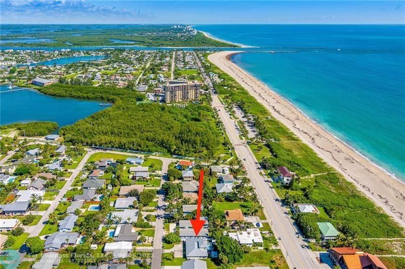 1128 Hernando Street Fort Pierce, FL 34949 - Photo 45 of 46 a view of yard with ocean view