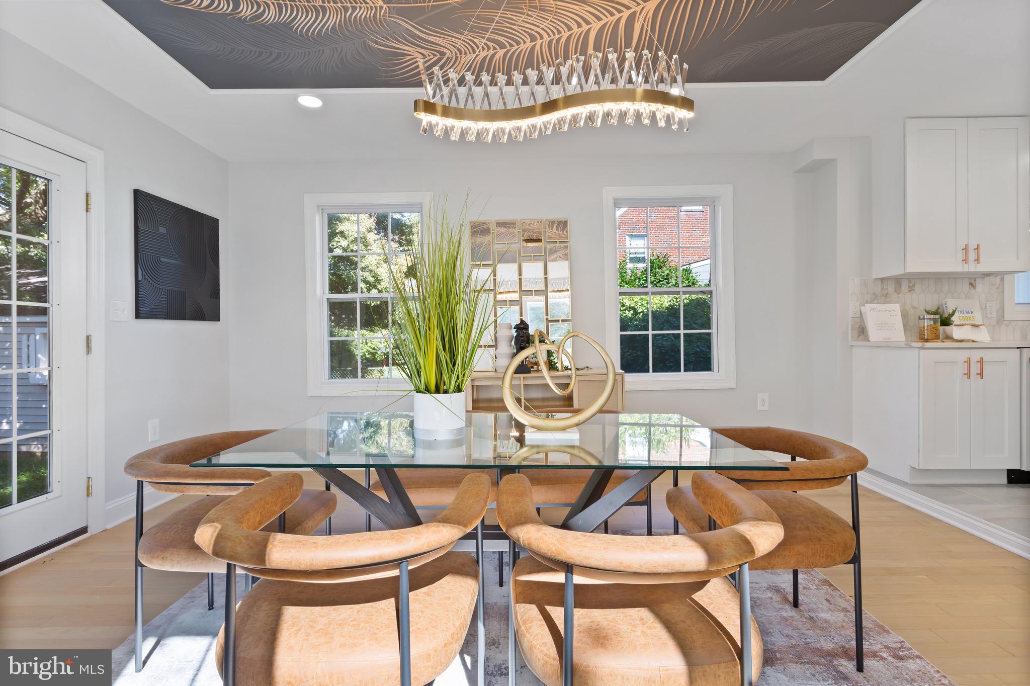617 Greenbrier Drive Silver Spring, MD 20910 - Photo 19 of 70 a view of a dining room with furniture window and outside view