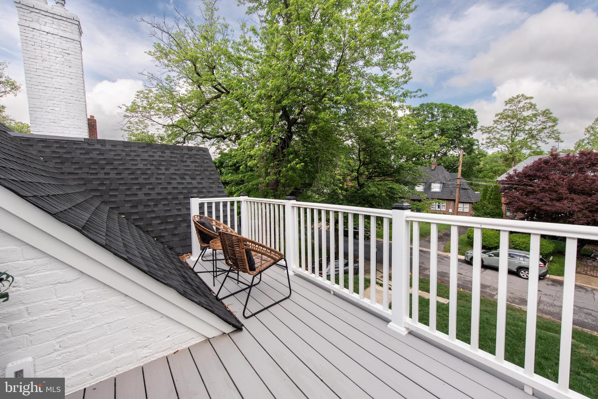 617 Greenbrier Drive Silver Spring, MD 20910 - Photo 44 of 70 Relaxing Private Deck off the Primary Bedroom