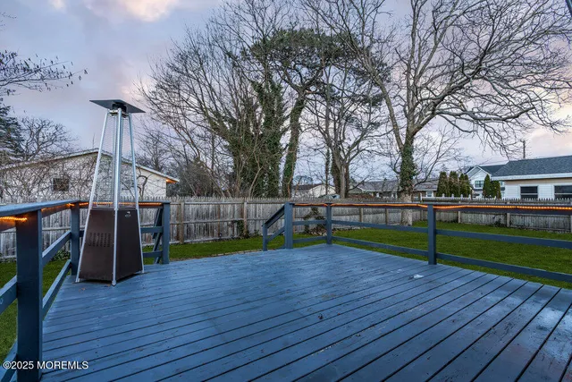 a view of outdoor space and deck