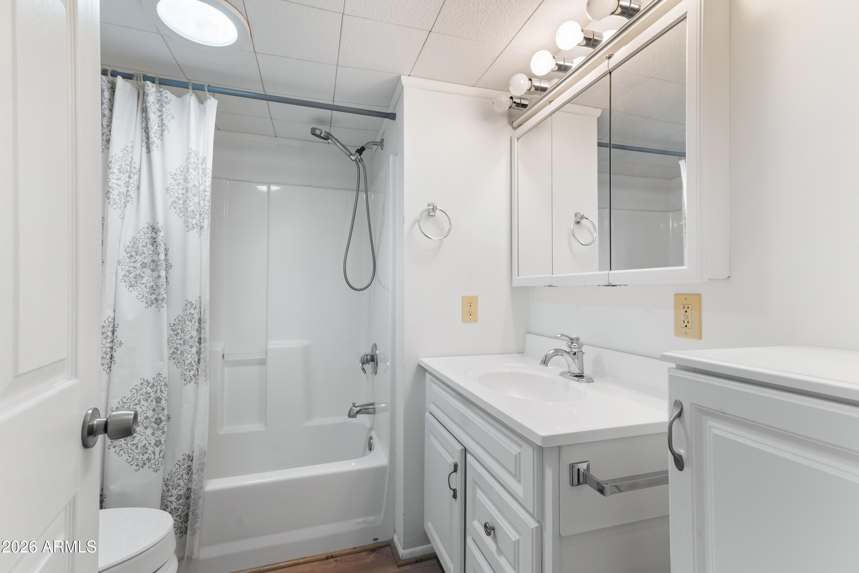 151 South Amulet Avenue Mesa, AZ 85208 - Photo 14 of 29 a bathroom with a sink a toilet and shower