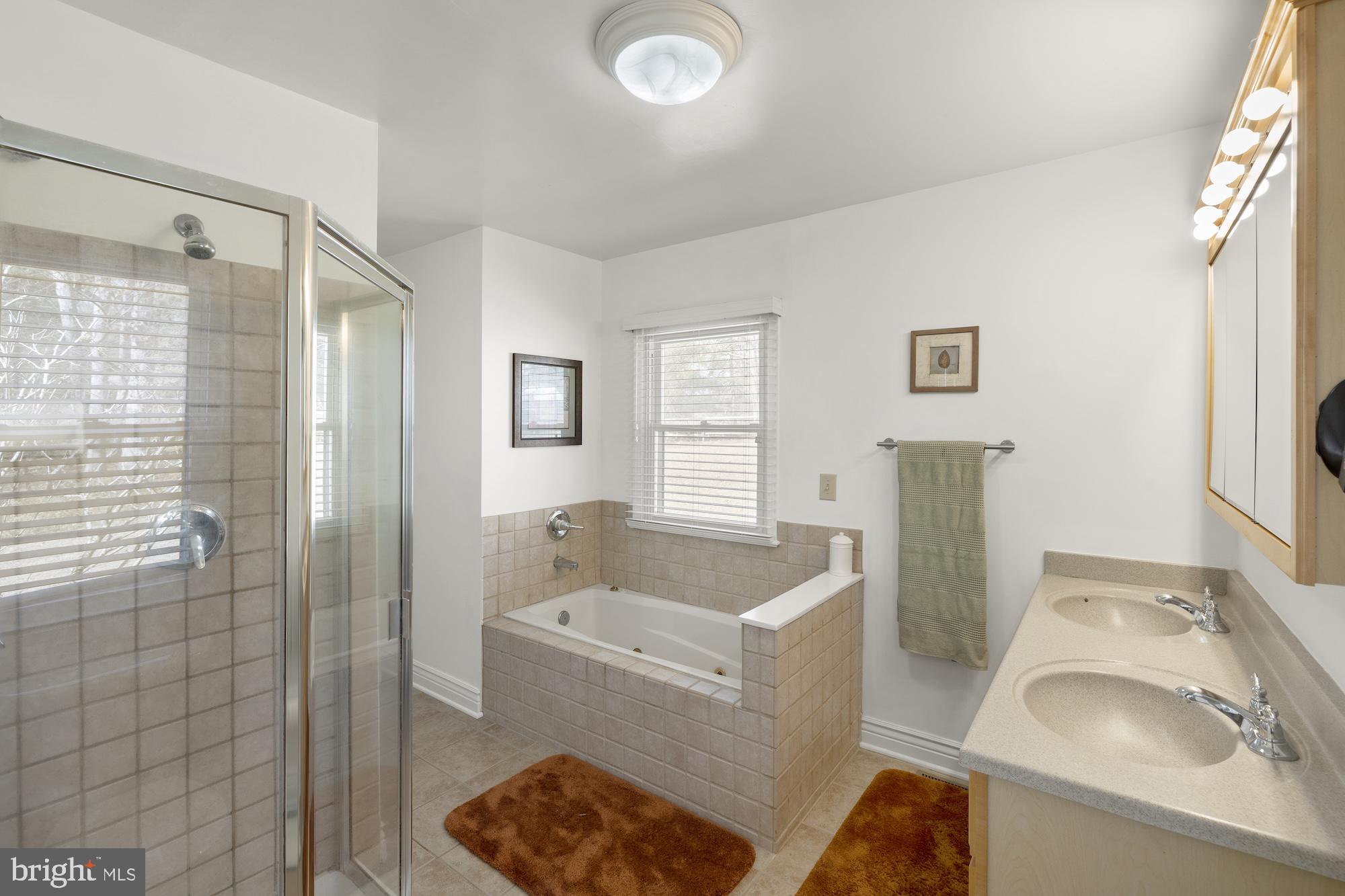 2300 Pin Oak Drive Finksburg, MD 21048 - Photo 29 of 52 a bathroom with a tub sink and mirror