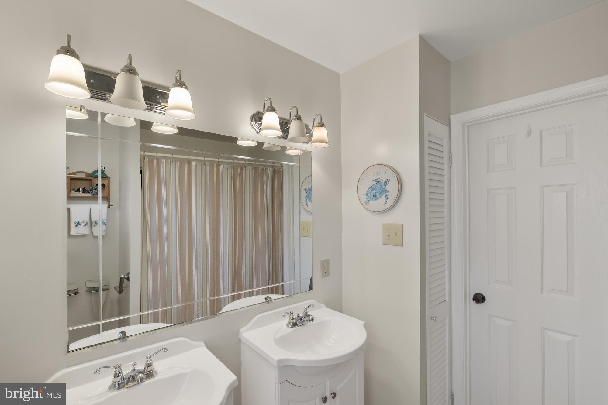 2300 Pin Oak Drive Finksburg, MD 21048 - Photo 33 of 52 a bathroom with a sink a light fixture and a mirror