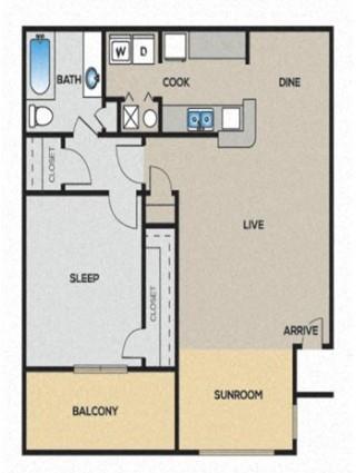 100 Crossing Boulevard, Unit 1301 McDonough, GA 30253 - Photo 12 of 26 a picture of a room with furniture and air conditioner
