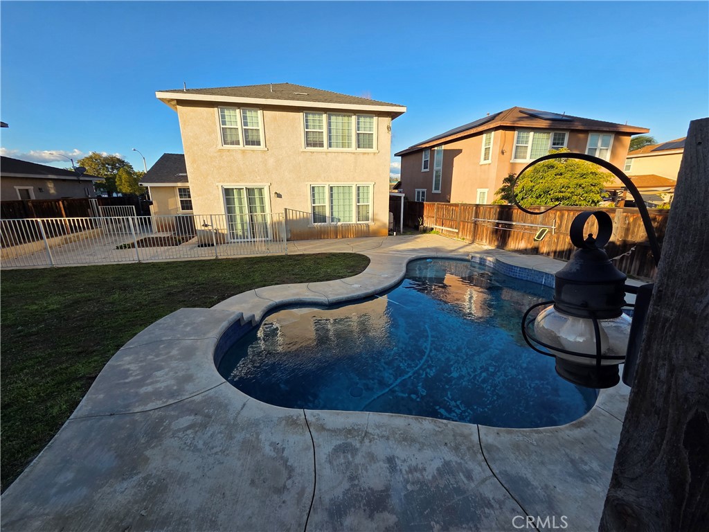 20329 Red Poppy Lane Riverside, CA 92508 - Photo 6 of 31 a swimming pool with outdoor seating yard and barbeque oven