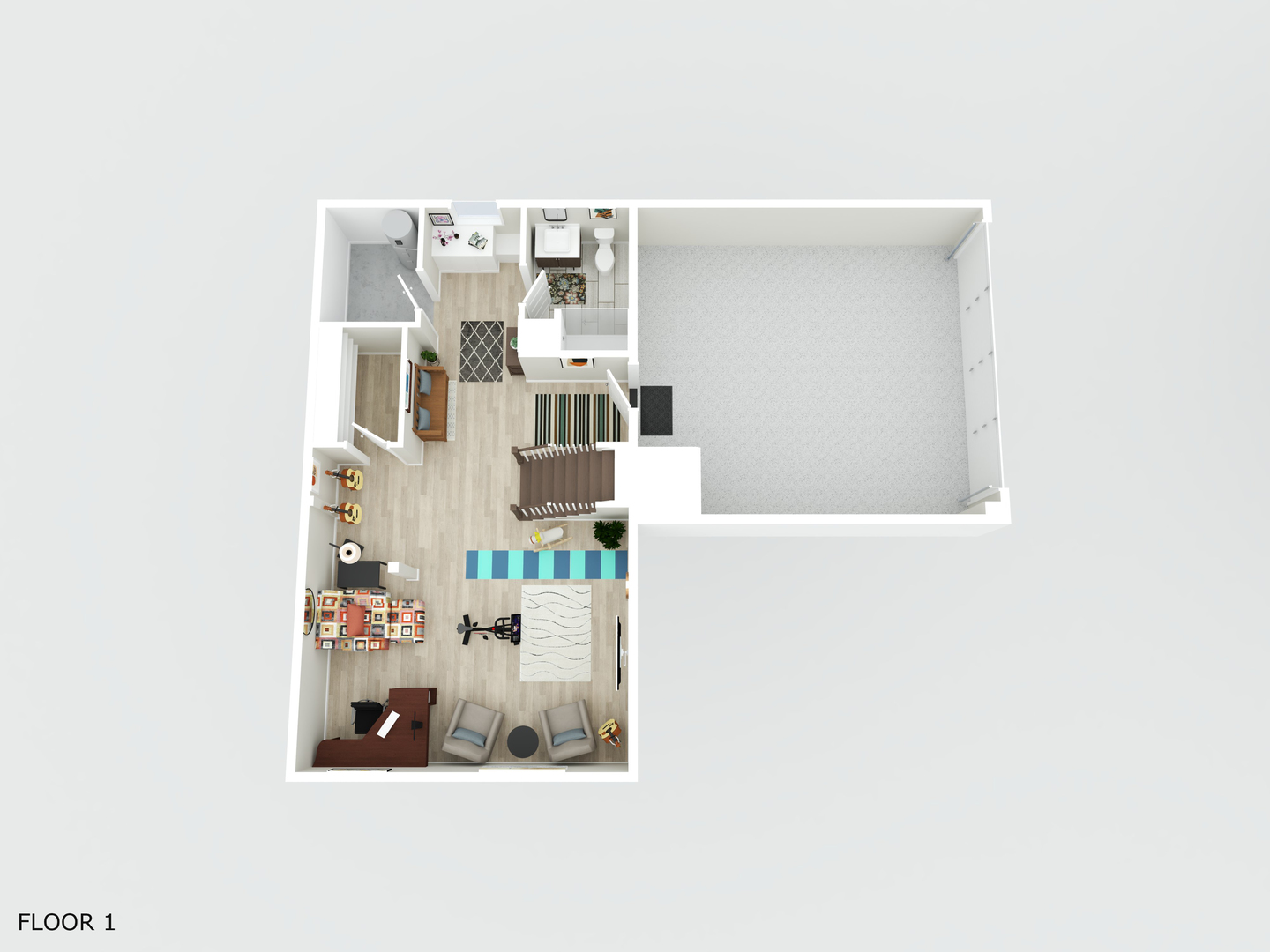 530 Anthony Street, Unit 530 Glen Ellyn, IL 60137 - Photo 25 of 25 view of living room with a baby crib