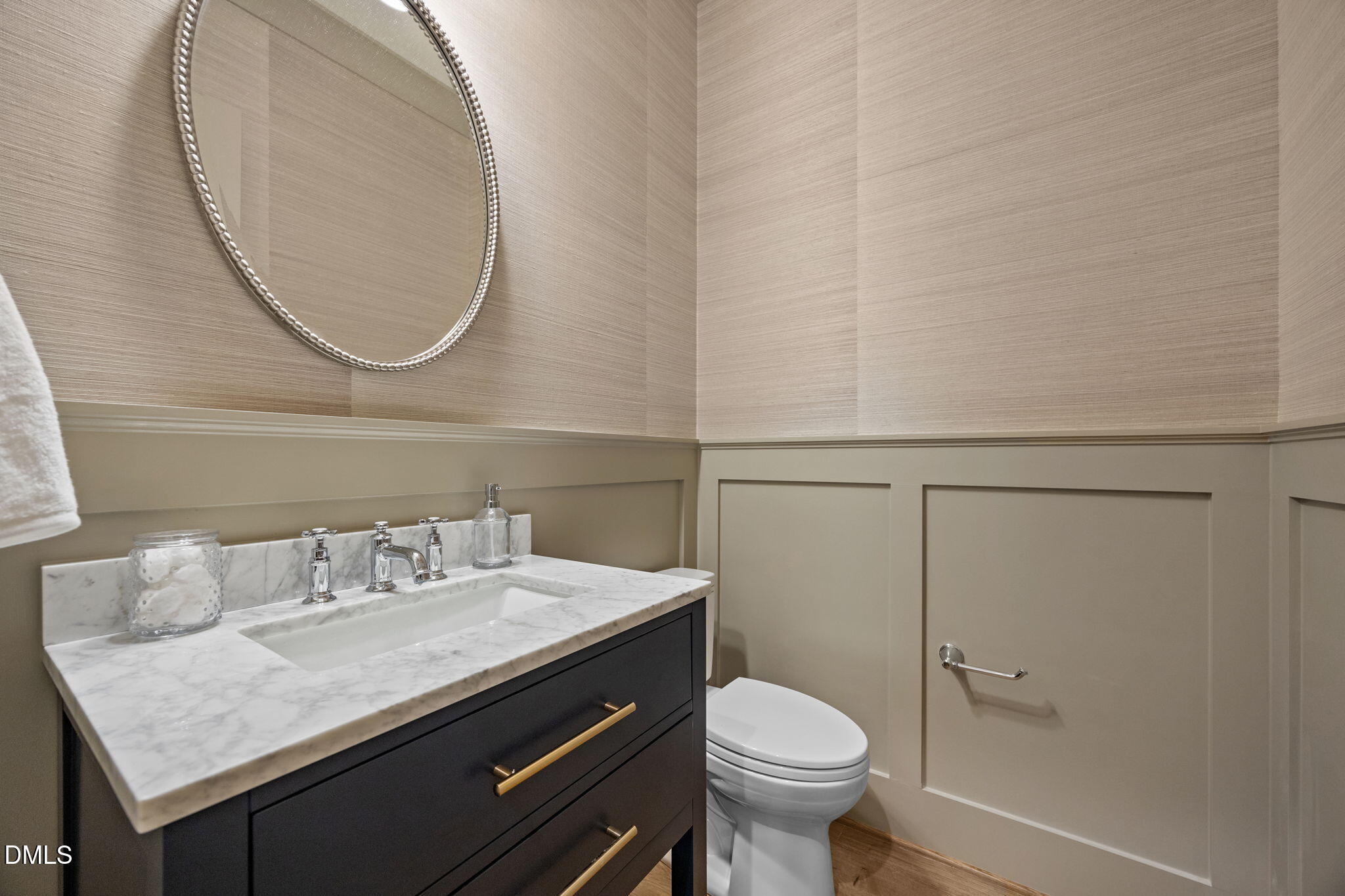 1116 Kimberly Drive Raleigh, NC 27609 - Photo 32 of 71 a bathroom with a sink and a mirror