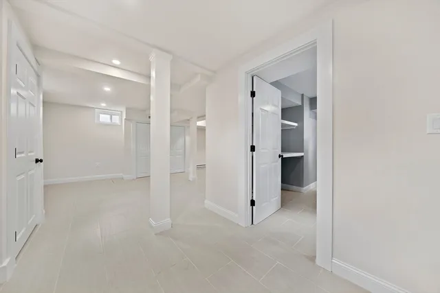 wooden view of an empty room