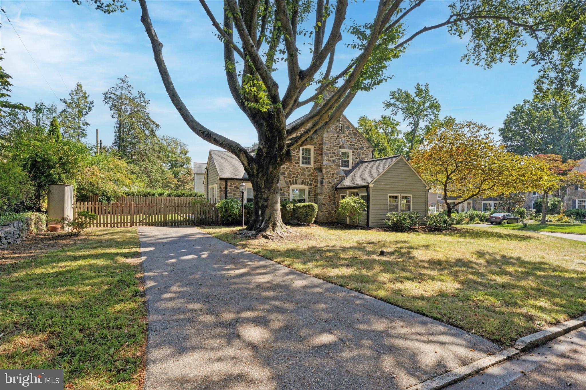 907 Nicholson Road Wynnewood, PA 19096 - Photo 23 of 23 Private driveway on this corner property