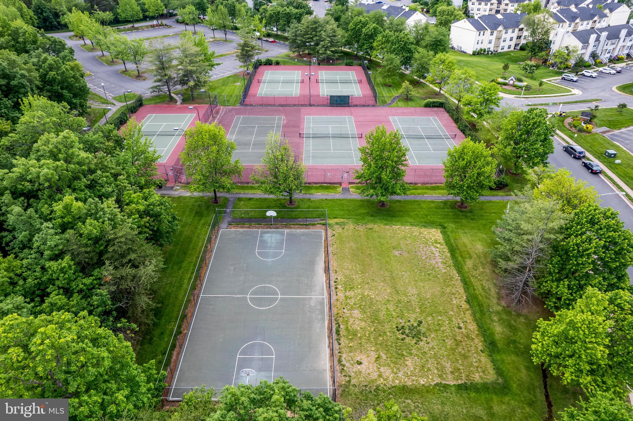 7850 Blue Gray Circle Manassas, VA 20109 - Photo 39 of 42 an aerial view of residential houses with outdoor space and street view