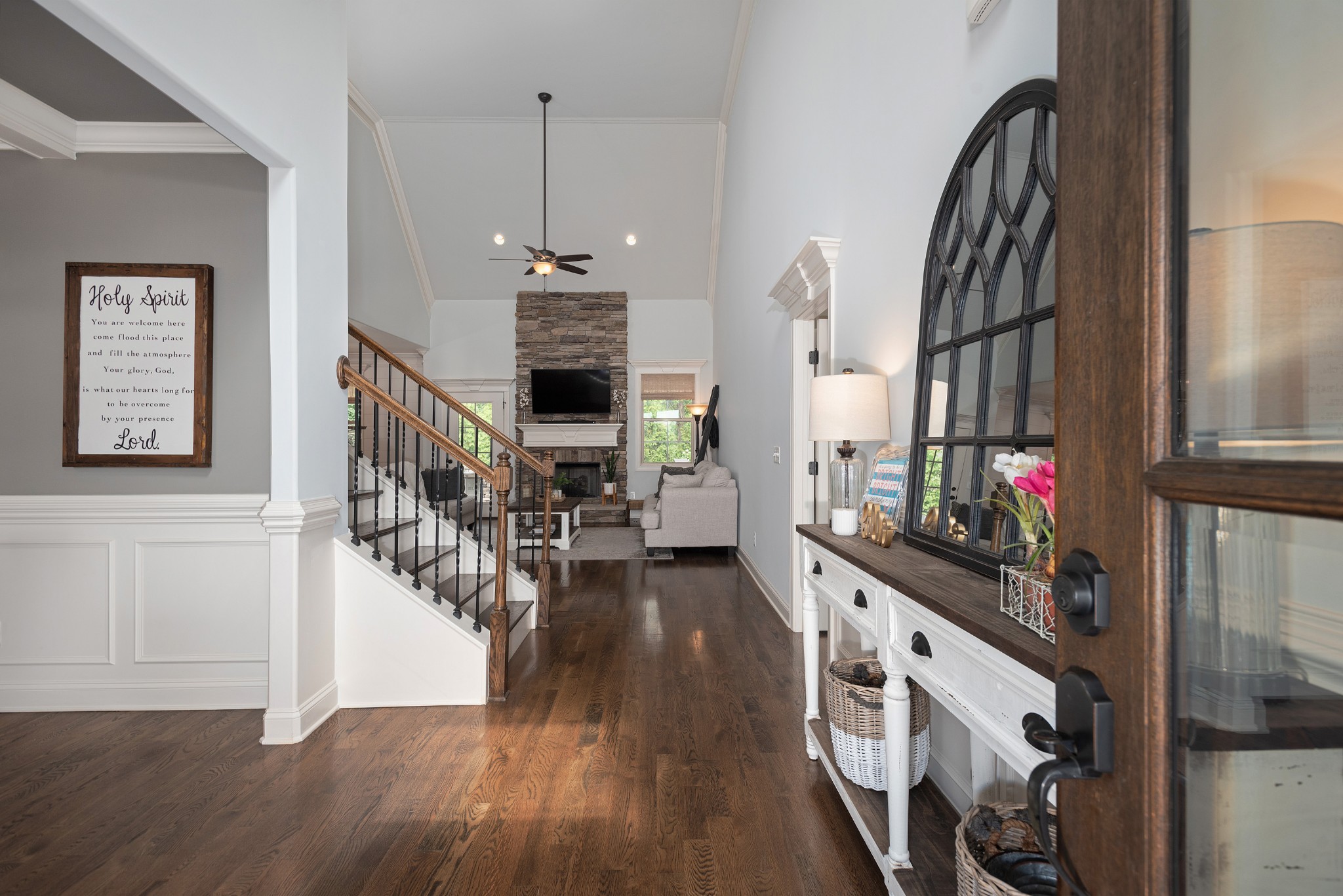 209 Ridgeview Preserve Drive Mount Juliet, TN 37122 - Photo 2 of 46 a view of living room with furniture and wooden floor