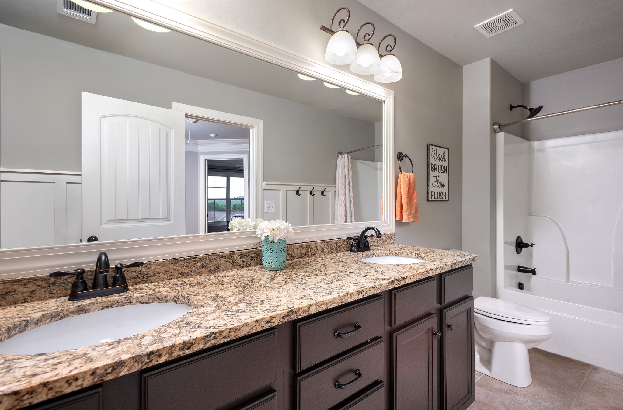 209 Ridgeview Preserve Drive Mount Juliet, TN 37122 - Photo 24 of 46 a bathroom with a granite countertop sink a toilet and a granite