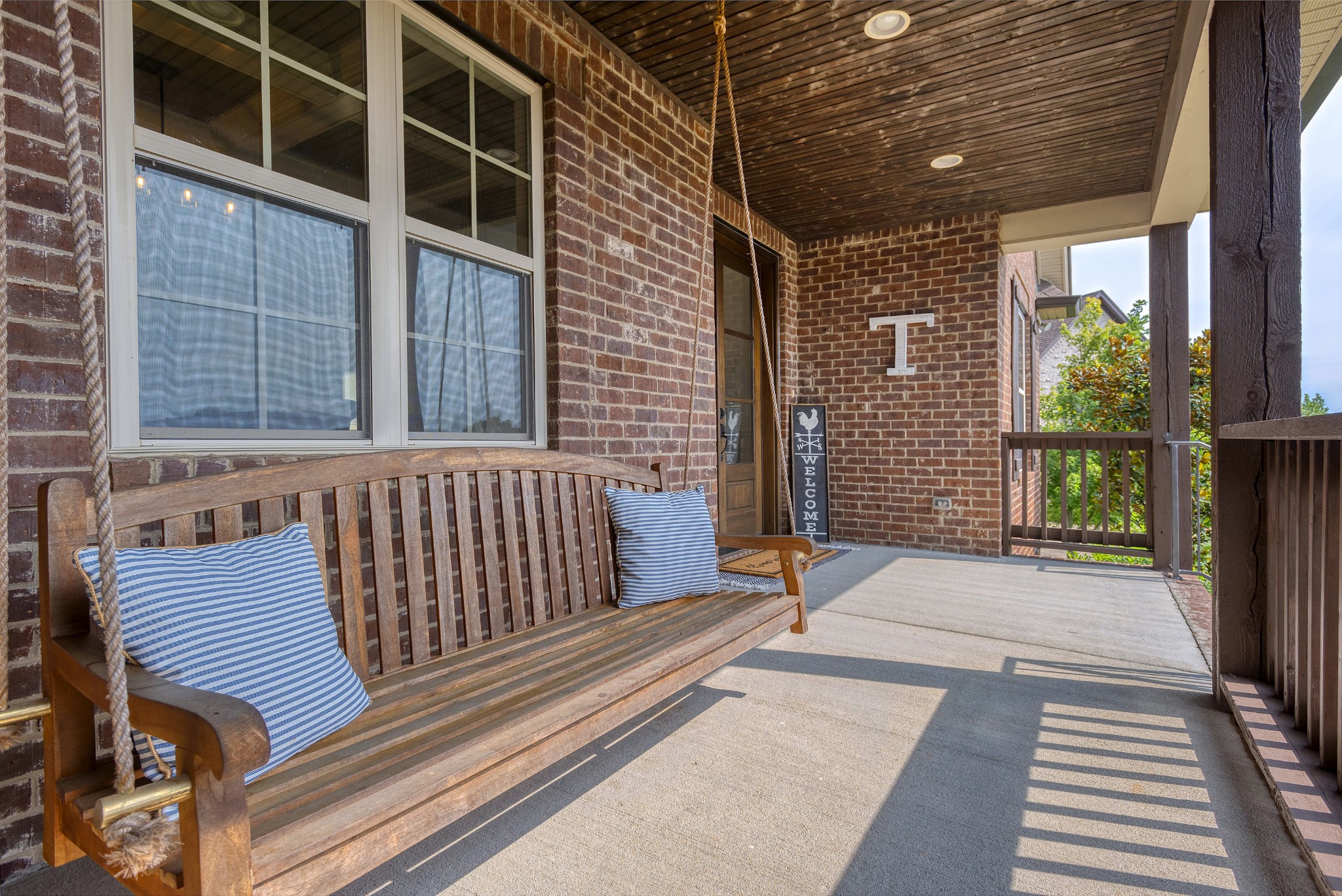 209 Ridgeview Preserve Drive Mount Juliet, TN 37122 - Photo 38 of 46 a view of a balcony with wooden floor