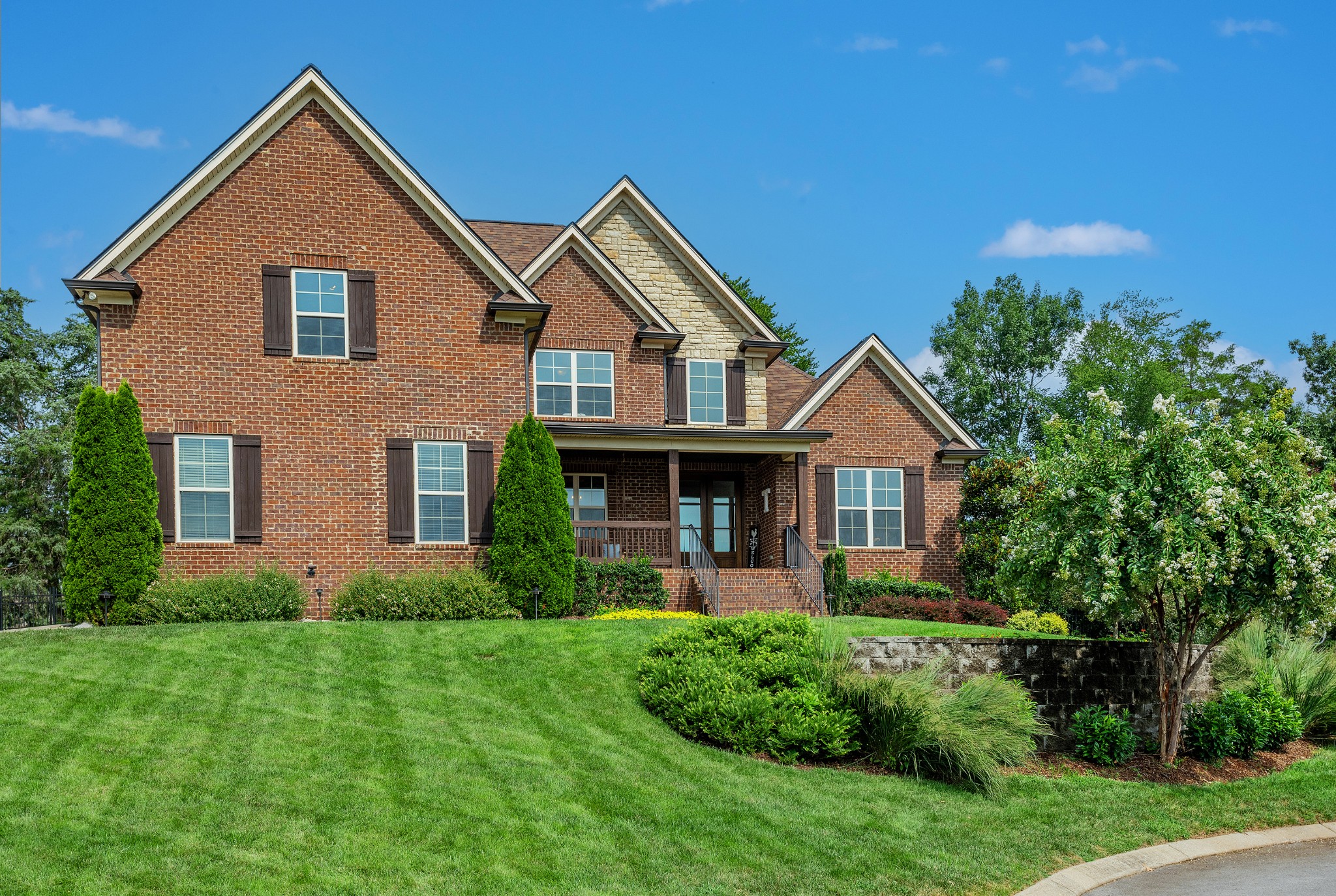 209 Ridgeview Preserve Drive Mount Juliet, TN 37122 - Photo 39 of 46 a front view of house with yard and green space