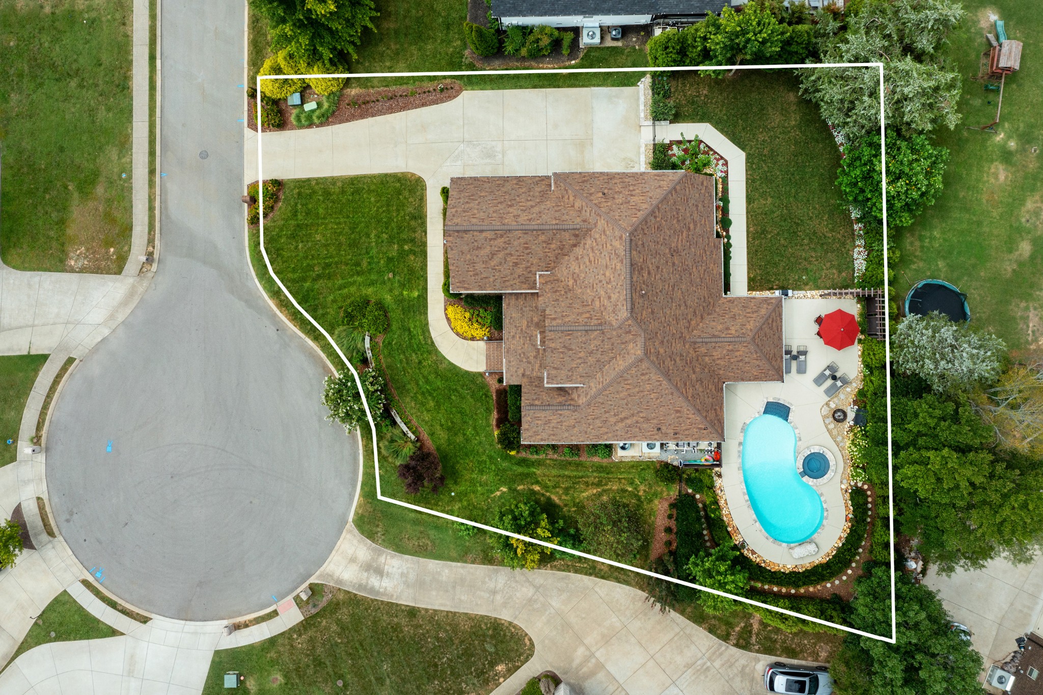 209 Ridgeview Preserve Drive Mount Juliet, TN 37122 - Photo 40 of 46 an aerial view of a house