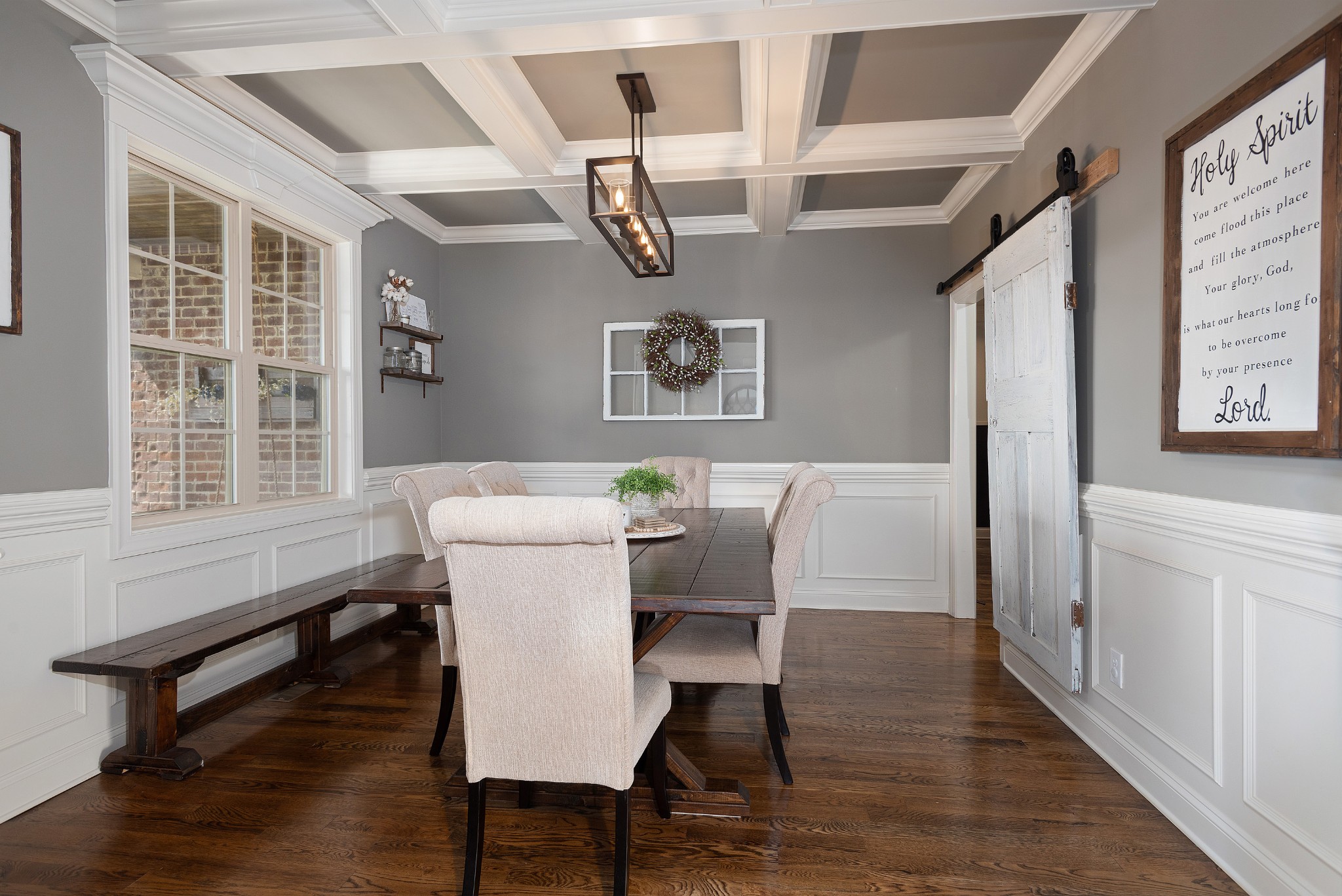 209 Ridgeview Preserve Drive Mount Juliet, TN 37122 - Photo 4 of 46 a view of a dining room with furniture window and wooden floor