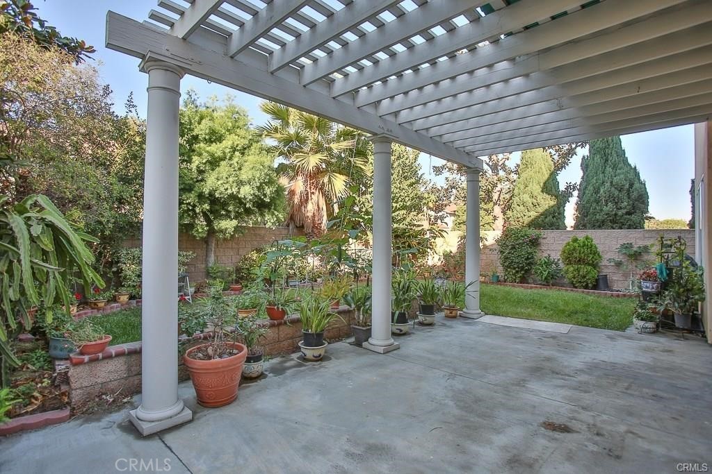 6302 Lavender Way Westminster, CA 92683 - Photo 34 of 38 a view of a patio with furniture and garden