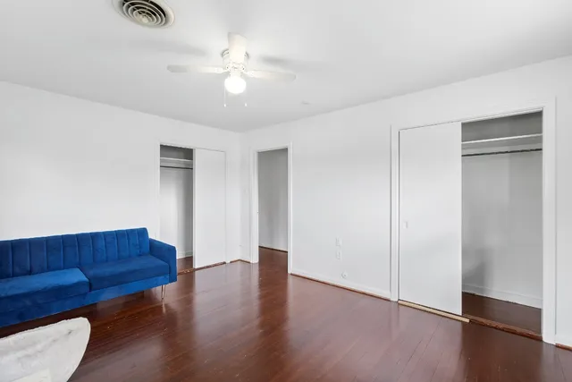 a view of livingroom with furniture and wooden floor
