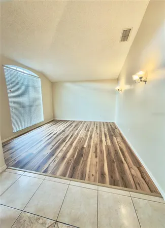a view of wooden floor