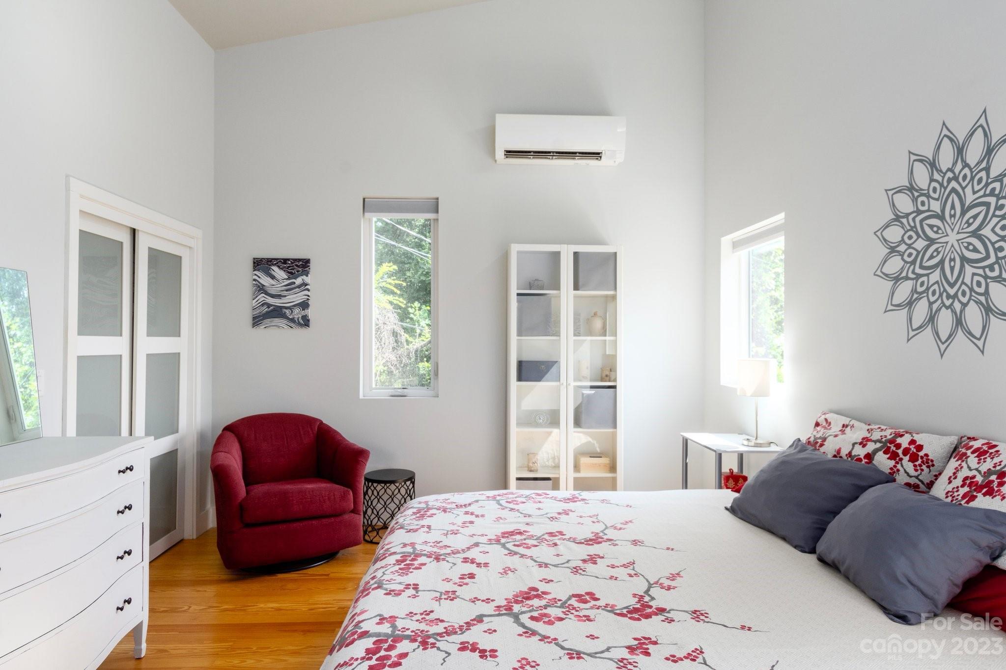 43 Kirkman Road Asheville, NC 28805 - Photo 18 of 27 a bedroom with bed and a window