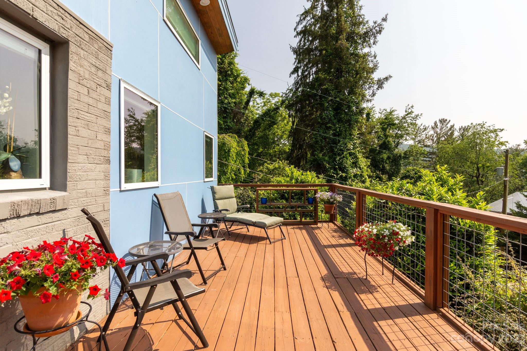 43 Kirkman Road Asheville, NC 28805 - Photo 24 of 27 a view of balcony with furniture