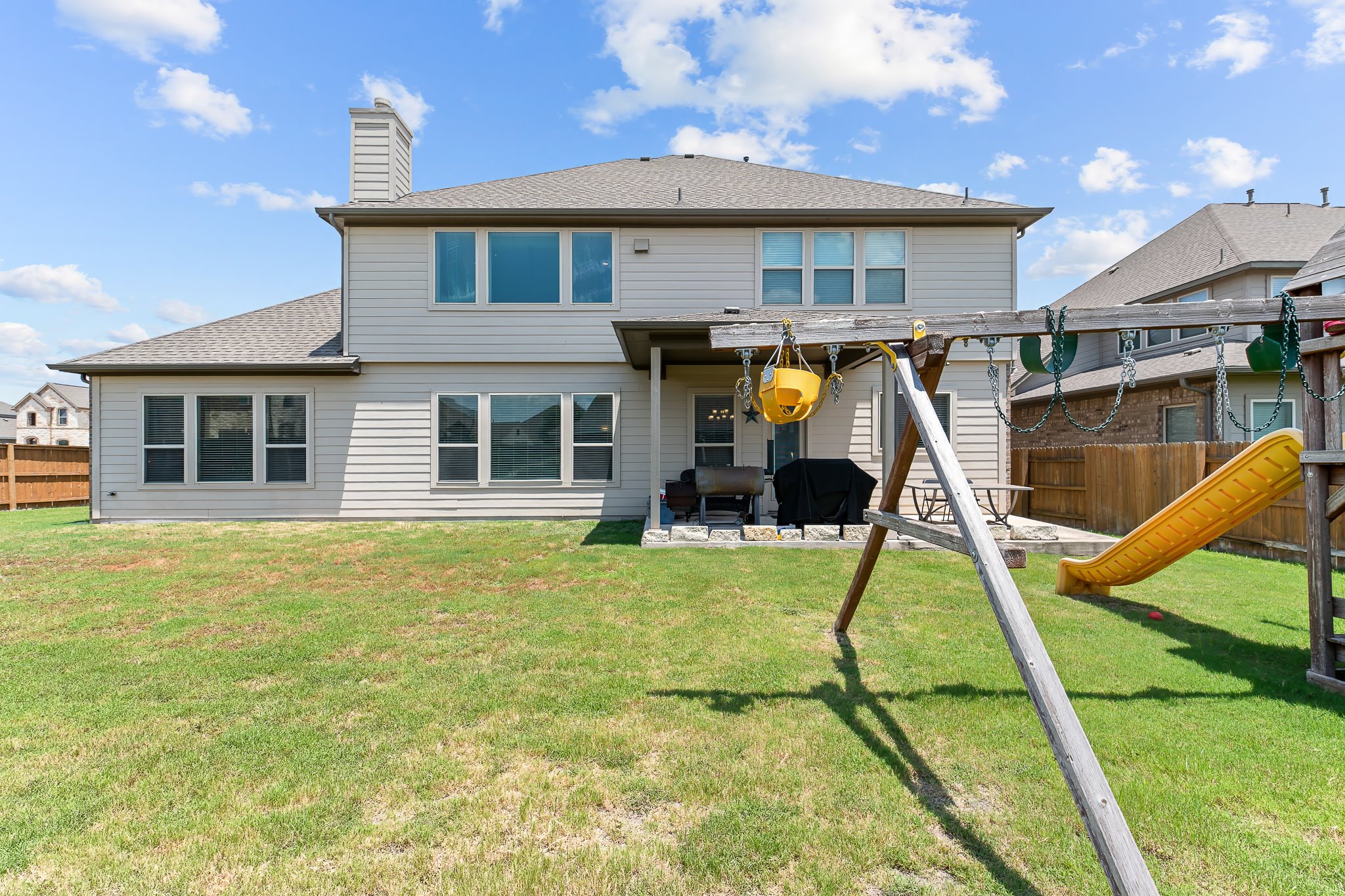 3501 Great Knot Pass Pflugerville, TX 78660 - Photo 34 of 40 a house view with a backyard space