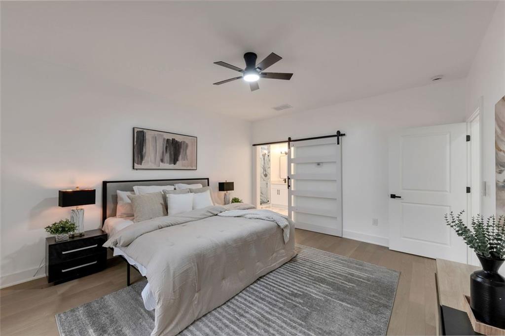 208 Watson Circle Southeast Atlanta, GA 30317 - Photo 24 of 45 a bedroom with a bed and a closet