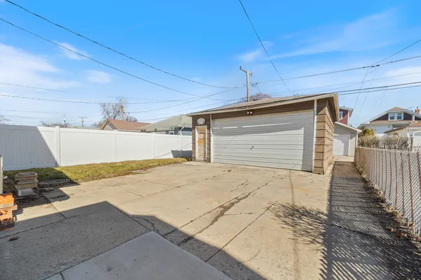 a view of garage