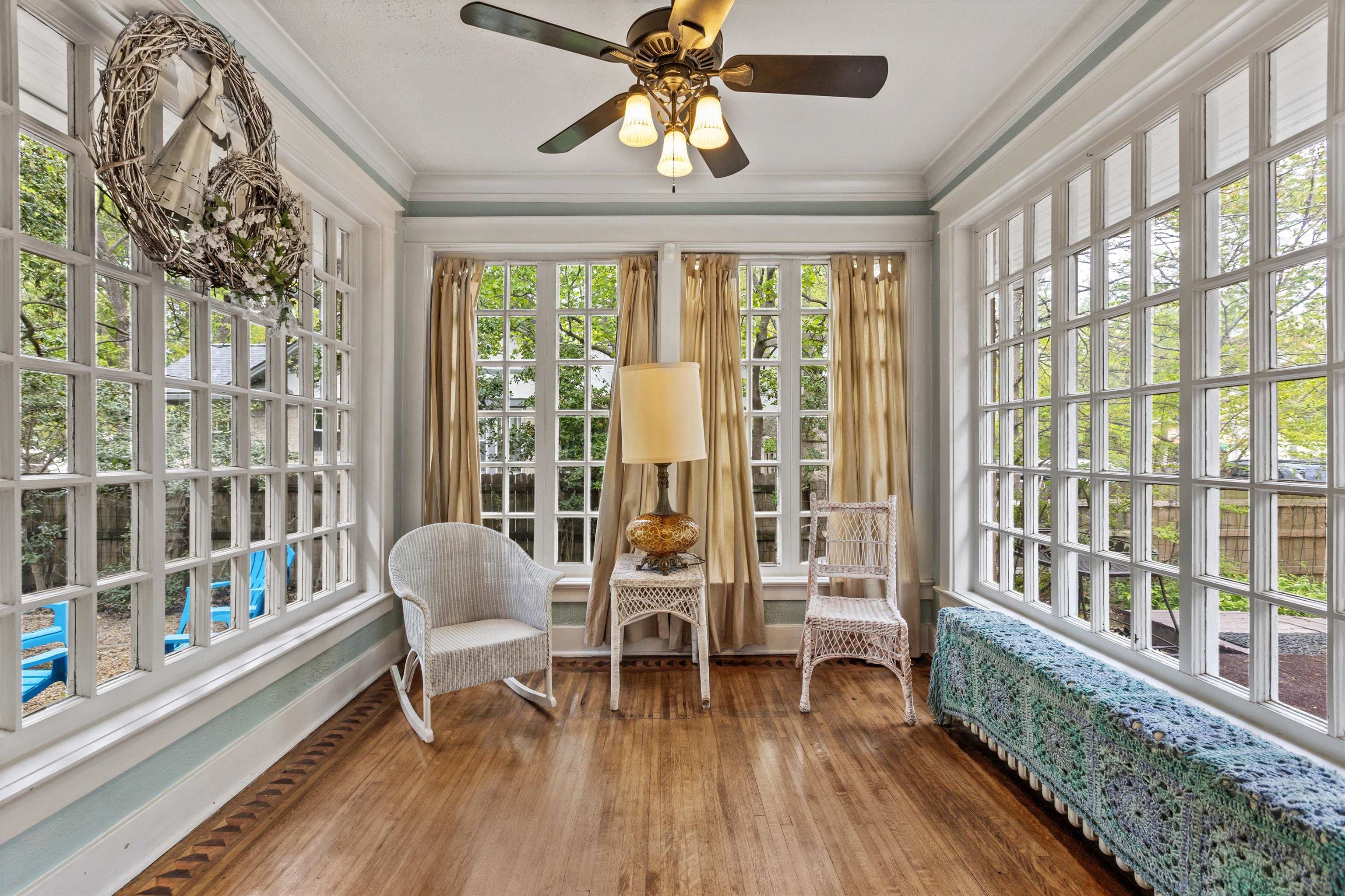 569 North Trezevant Street Memphis, TN 38112 - Photo 5 of 26 a view of a room with a large window and wooden floor